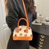 New Trendy Girl Handbag Fashion Commuter Strawberry Shell Bag Fashion Printing Texture Shoulder Bag Armpit Bag