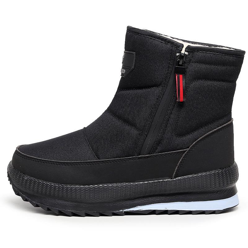 Herren Übergröße Wasserdichte Winter Schneestiefel mit Verdicktem Samtfutter für Wärme und Komfort