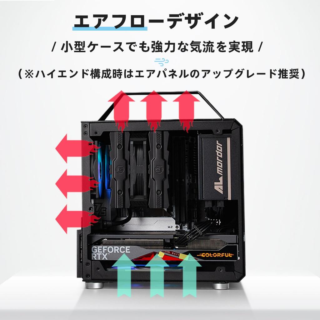 Mechanic Master C24 Mini-ITX Gehäuse, Gelb, Air-Version, Tragbar, Front-Typ-C, 135mm Luftkühlung, SFX-Netzteil und 245mm GPU-Unterstützung