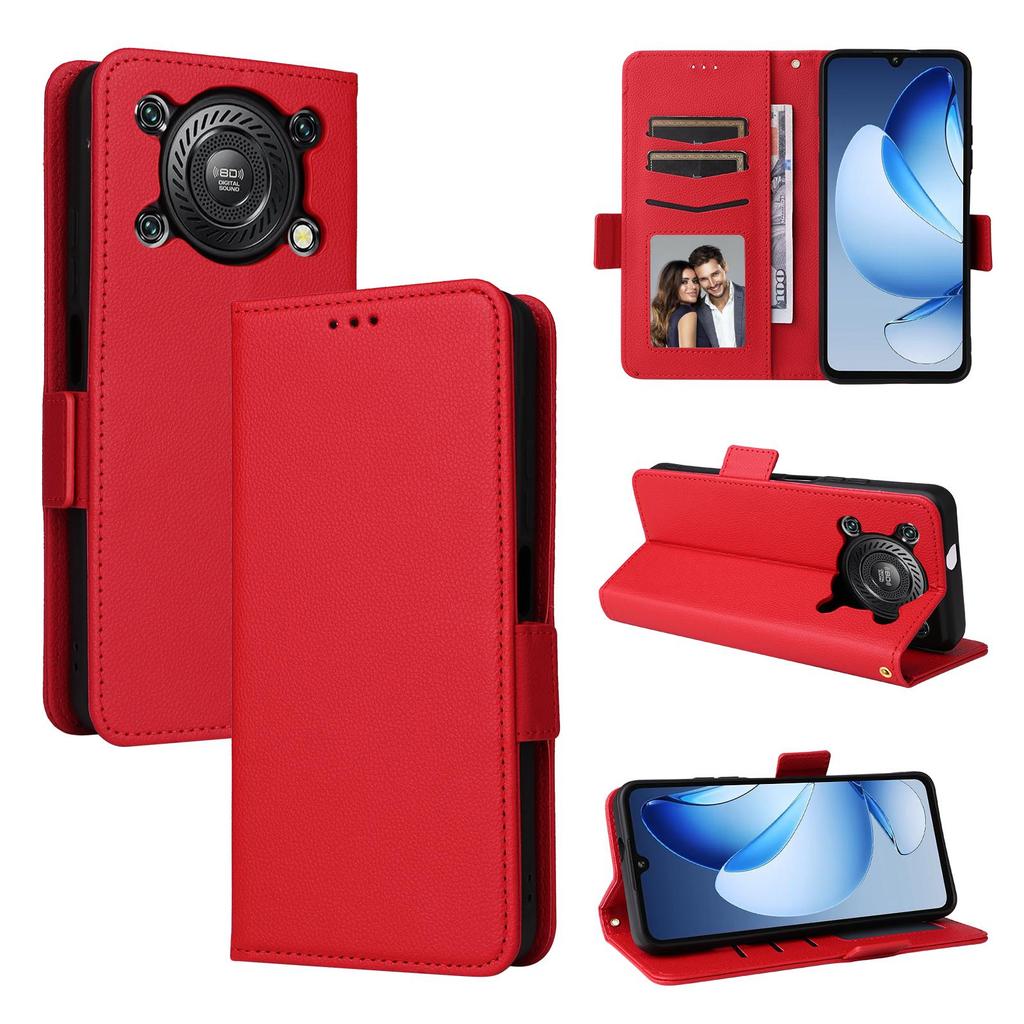 Funda Tipo Libro para Oukitel C60/C60 Pro Cuero PU Protección de Cuerpo Completo Con [Bloqueo RFID] Cubierta Retro Duradera