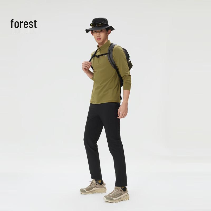 KOLON SPORT Men's S-FUNCTIONAL Half-Zip Long-Sleeve T-Shirt