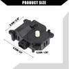 No.8710635120 HVAC Blend Air Door Actuator for Toyota 4Runner 2003-2009 for Toyota FJ Cruiser 2010-2014 / Front/Durable Plastic / 1 Pcs Black