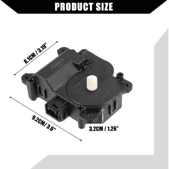 No.8710635120 HVAC Blend Air Door Actuator for Toyota 4Runner 2003-2009 for Toyota FJ Cruiser 2010-2014 / Front/Durable Plastic / 1 Pcs Black