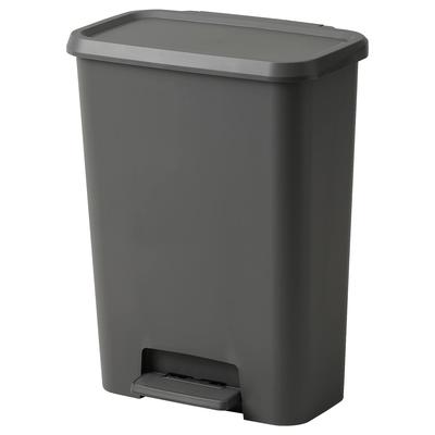IKEA Pedal Trash Can 50L Dark Gray KNOCKLA (305.140.98)