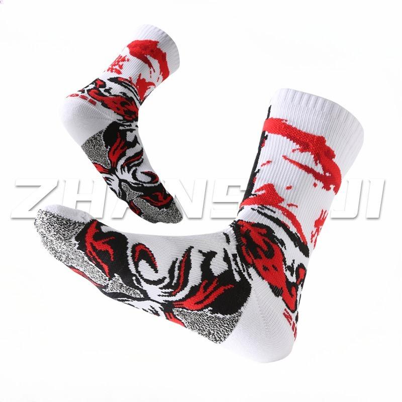 Șosete de baschet, Tălpi prosop pentru bărbați, Șosete sport groase de lungime medie pentru alergare, Versatile de lungime medie pentru toate sezoanele, Rezistente la uzură