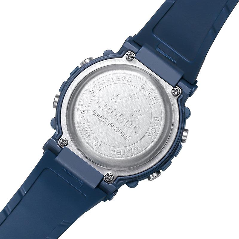 Boys Girls Children Electronic Watch Luminous Dial Lightweight Sport Style for Kids Daily School Travel
