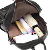 Mochila para Mujer Nueva Mochila Casual de Viaje Moderna Textura de Cuero Suave Mochila para Estudiante Bolso de Hombro Multicapa