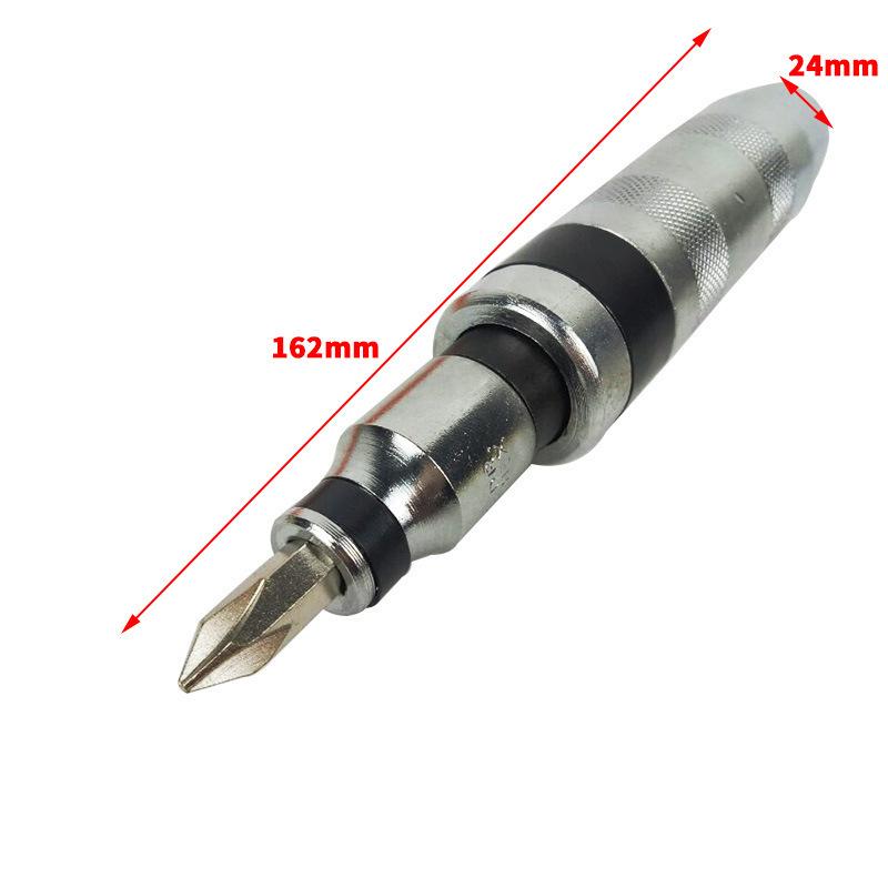 14-Piece Chrome Vanadium Steel Impact Screwdriver Bit Set with Iron Box