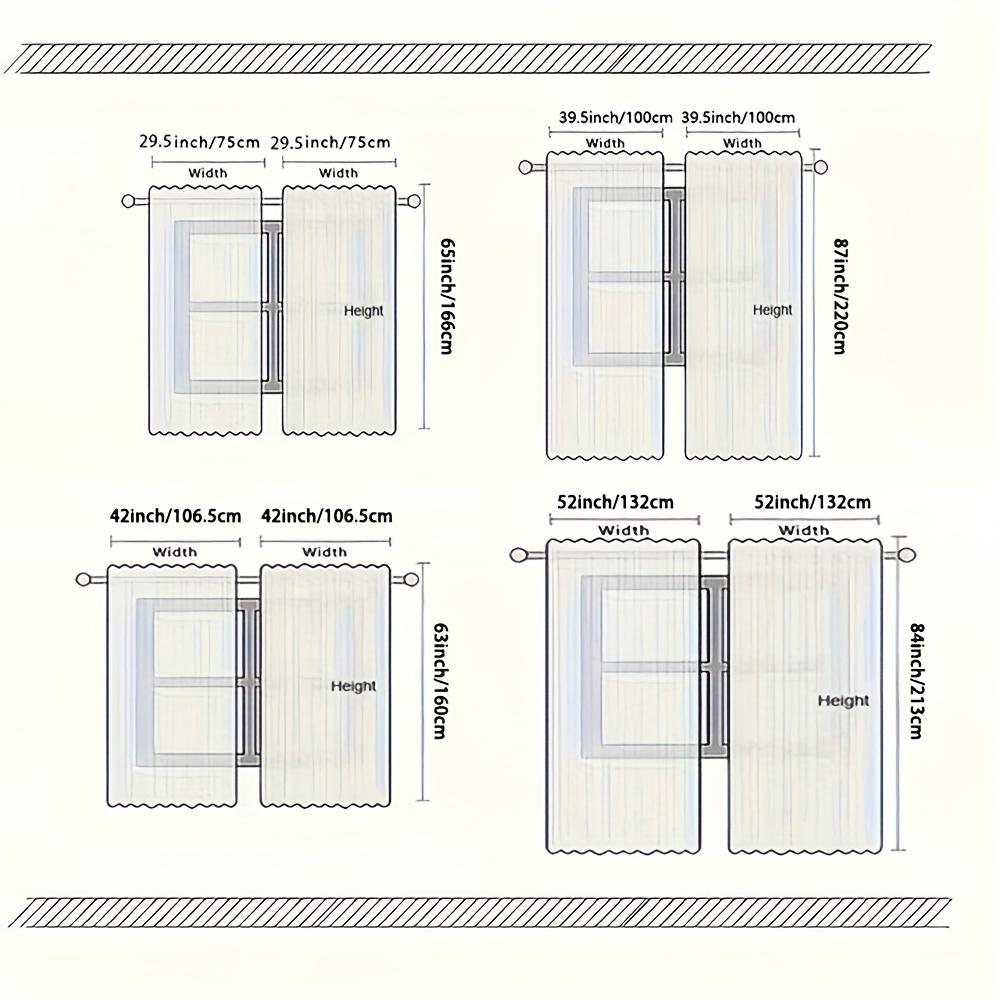 Of Retro Wooden Board Printed Curtains, 30*65, Bedroom and Living Room, Home Decoration, Room Decoration