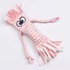 Dog Rope Chew Toy Straw Head Braided Knot Doll Squeaker Sound Toy Molar Dog Toy Pet Training Pet Interactive Toy Pet Supplies