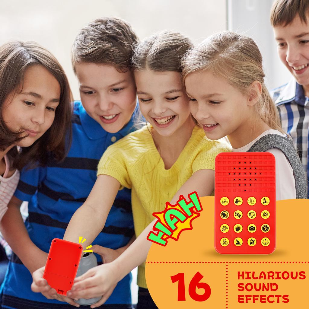 1/2Pc Funny Sound Effects Machine 16 Hilarious Sound Prank Noise Machine Portable Electronic Novelty Funny Noise Maker for Party