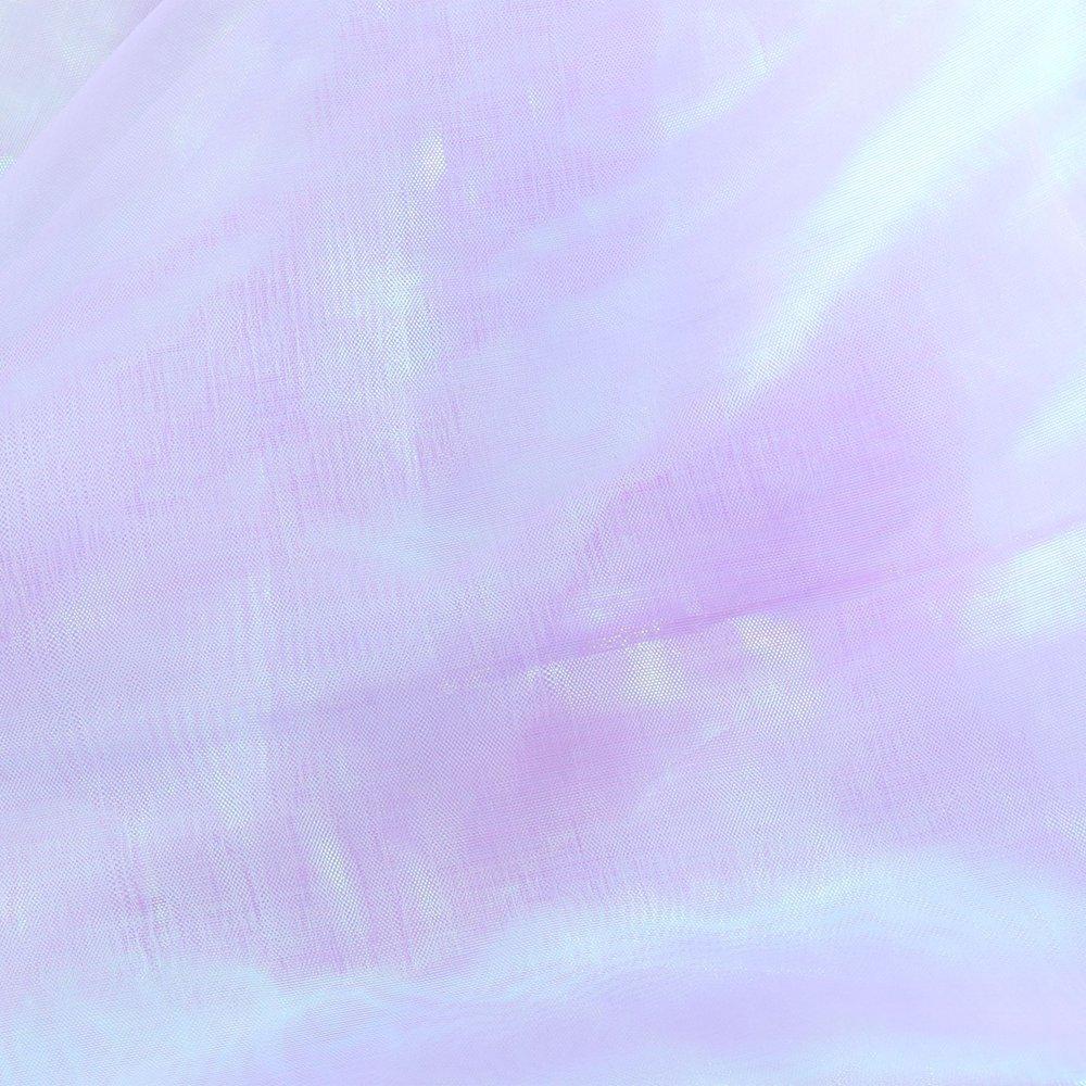 Ransparent Soft DIY Shiny Holographic Handmade For Stage Wedding Decor Gauze Fabric Tulle Roll Voile