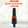Horticultural multi-functional watering straight spray gun set adhesive Quick connector nipple type straight spray gun ABS adhes
