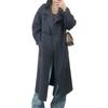 Neuer Temperament doppelseitiger Kaschmirmantel Stehkragen Slim-Fit Knopfleiste Wolljacke Pendler Kaschmirmantel