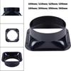 ABS Wall Flange Connector Black Vent Pipe Adapter Exhaust Pipe Connector  Ventilation Pipe