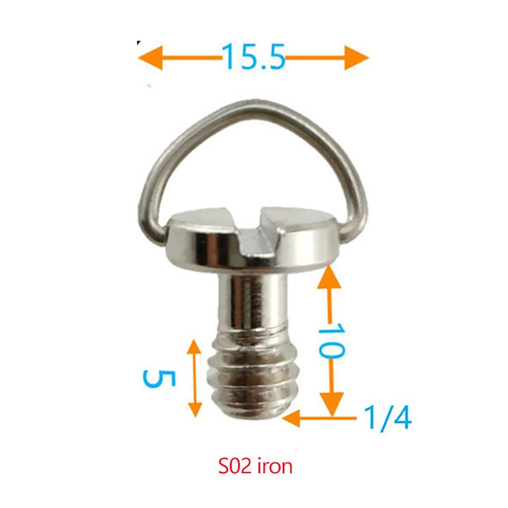 

1Pcs For Tripod Monopod Ballhead Camera Mount Screw Dslr Photo Camera Fixed Plate Adapter Screw Quick Release S02