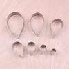 New 7Pcs Stainless Steel Mold Fondant Cake Paste Flower Tuberose Petal Cutters Petals Molds 2023