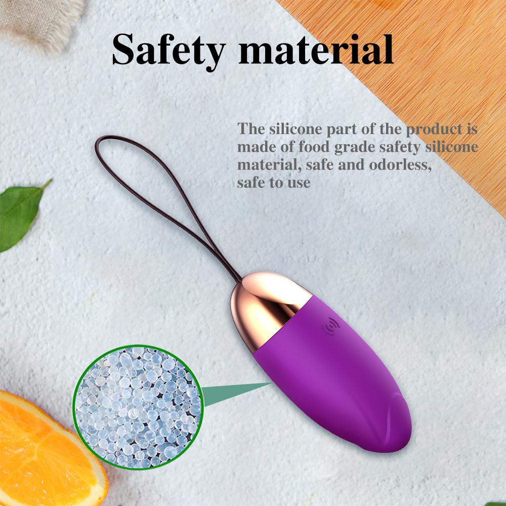 Silicone Vibrator USB Rechargeable Vibrating Jumping Egg Female Vibration G-spot Stimulation Massager Jumping Egg Adult Toys