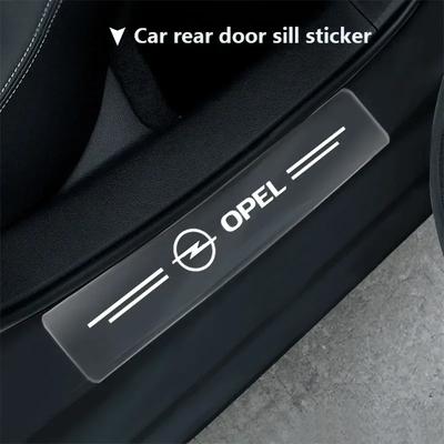 Odporna na zarysowania przezroczysta naklejka na próg samochodu For Astra j Insignia Astra g Corsa Zafira b Mokka Vivaro Meriva