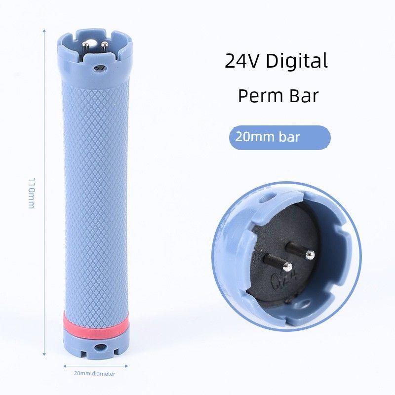 

Long 24V Hot Iron Bar French Perm Hair Bar Parallel Digital Bar 14cm Long Barber Shop Curlers 24V Standard Bar #20 (10-Pack)
