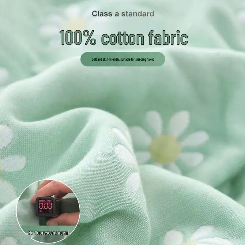 Six-Layer Cotton Gauze Baby Blanket: Swaddle, Bath Towel, or Summer Quilt Cover