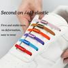 Color Metal Capsule Shoelace Child Adult Tying-Free Elastic Shoelaces