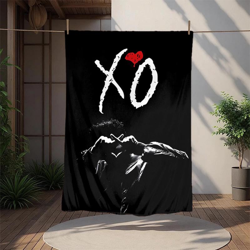 Weeknd Flannel Blanket Soft Warm All-Season Throw, Design for Camping, Car Travel, Hiking Sofa, Bed, Office Perfect Gift for Parties