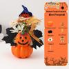 Children's Handmade DIY Halloween Pumpkin Decorations for Indoor Scenes