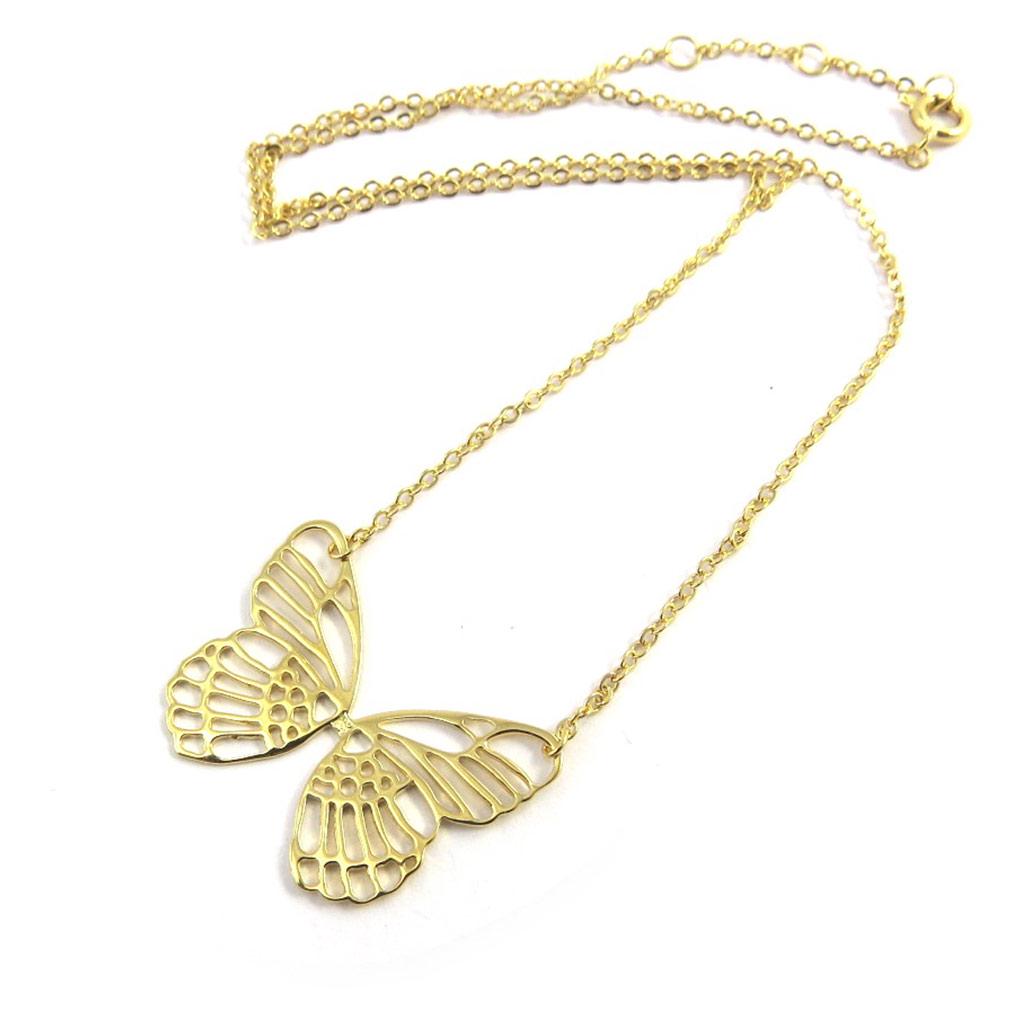 

Les Trésors De Lily [M6936] - Позолоченное ожерелье «Свет бабочки»