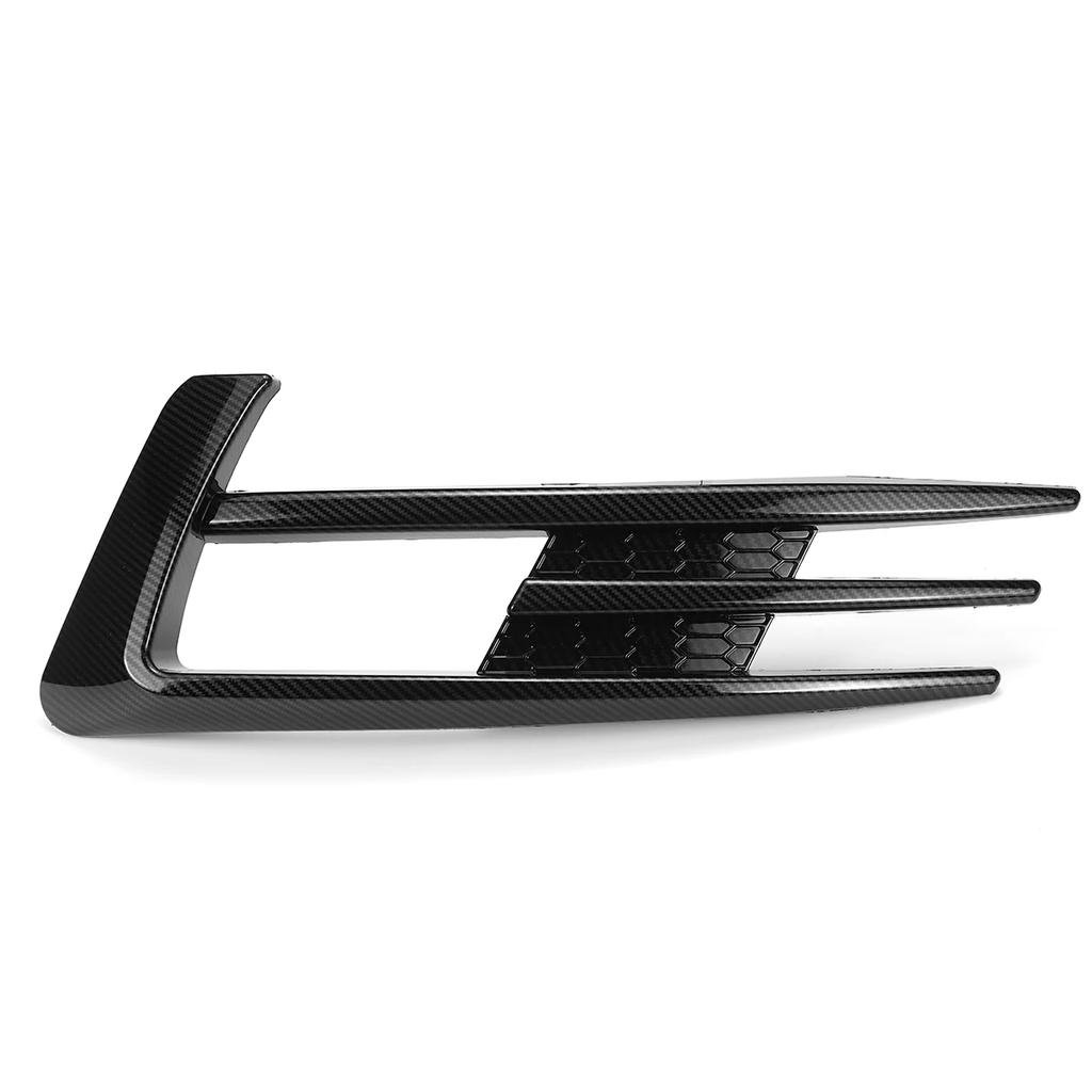 Negru lucios/aspect carbon Garnitură capac pentru lampa de ceață pentru VW Golf 7 MK7 2014-2017 Bara de protecție față Lampă pentru lumină de ceață Cuțit de vânt pentru sprâncene