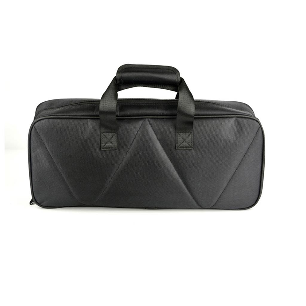 Mittelgroßes Gitarreneffekt-Pedalboard aus Aluminiumlegierung, 19,7 x 7,5 Zoll, mit Tragetasche