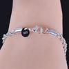 Women's Faux Silver Twist Bangle Cuff Charm Bracelet Clasp Party Jewelry