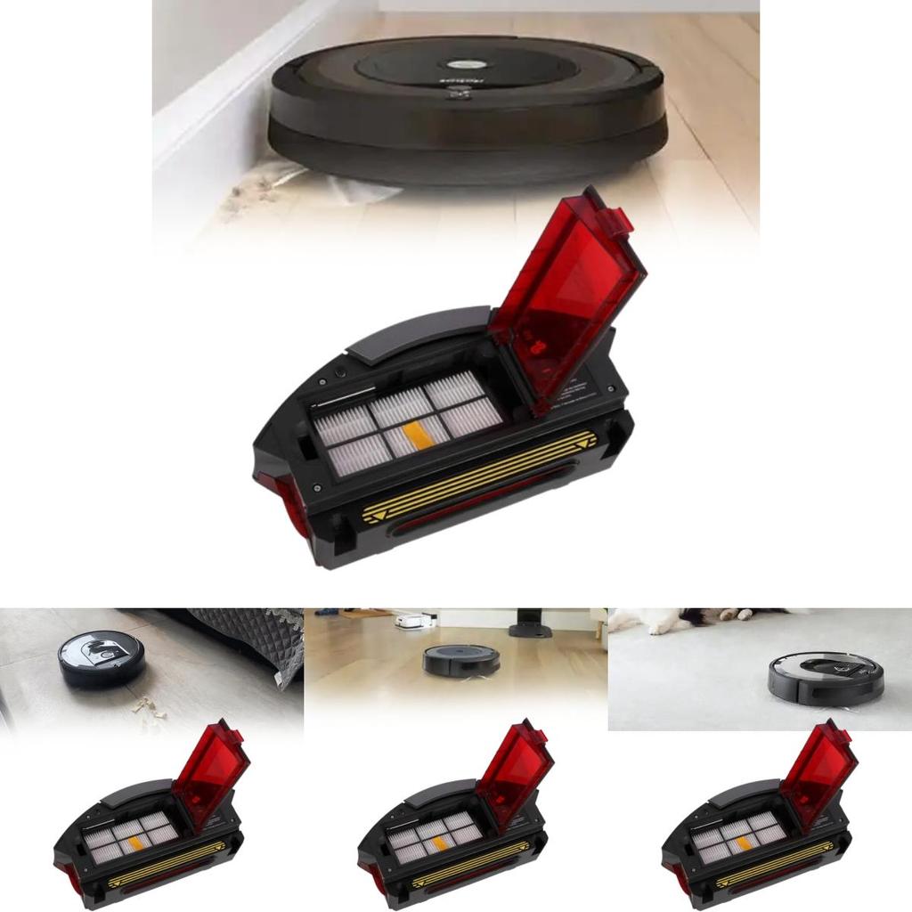 Caja Recolectora de Polvo Contenedor de Polvo Compatible para iRobot Series 800 900 Para Recolección Eficiente de Polvo