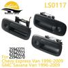 Savana Door Handle Set: Models 25942271, 25942272, 25942270, 25989401, 15167641