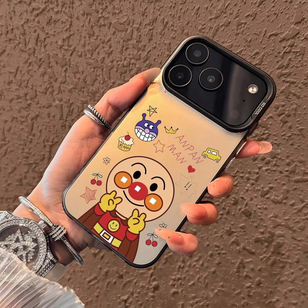 Anime A-Anpanmans Cute Phone Case For iPhone 17 16 15 14 13 12 11 Pro Max Air Matte Laser Aurora Shockproof Funda