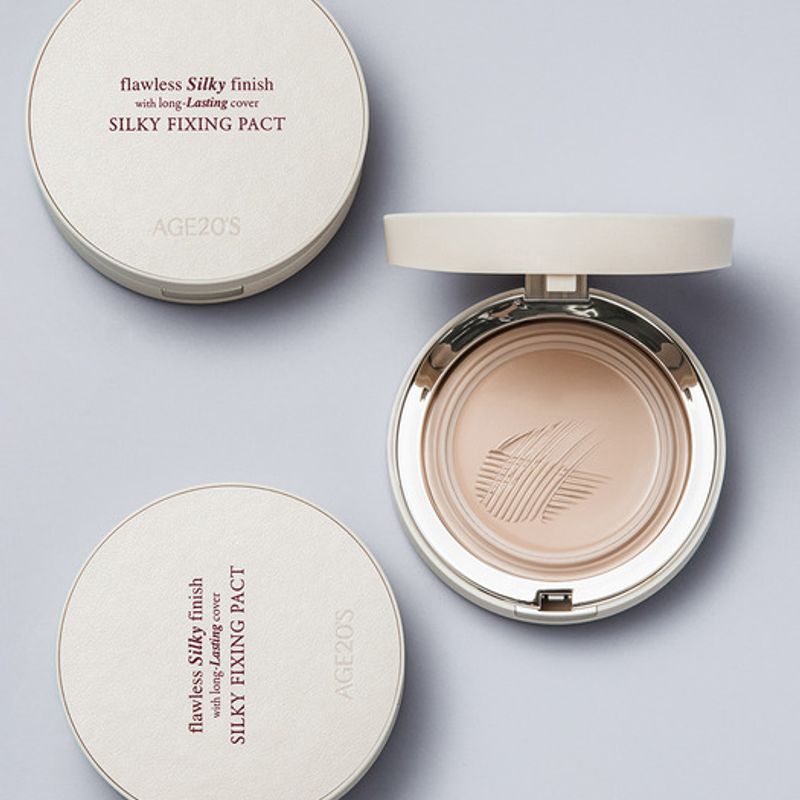 AGE20'S Silky Fixing Pact [Product + Refill]