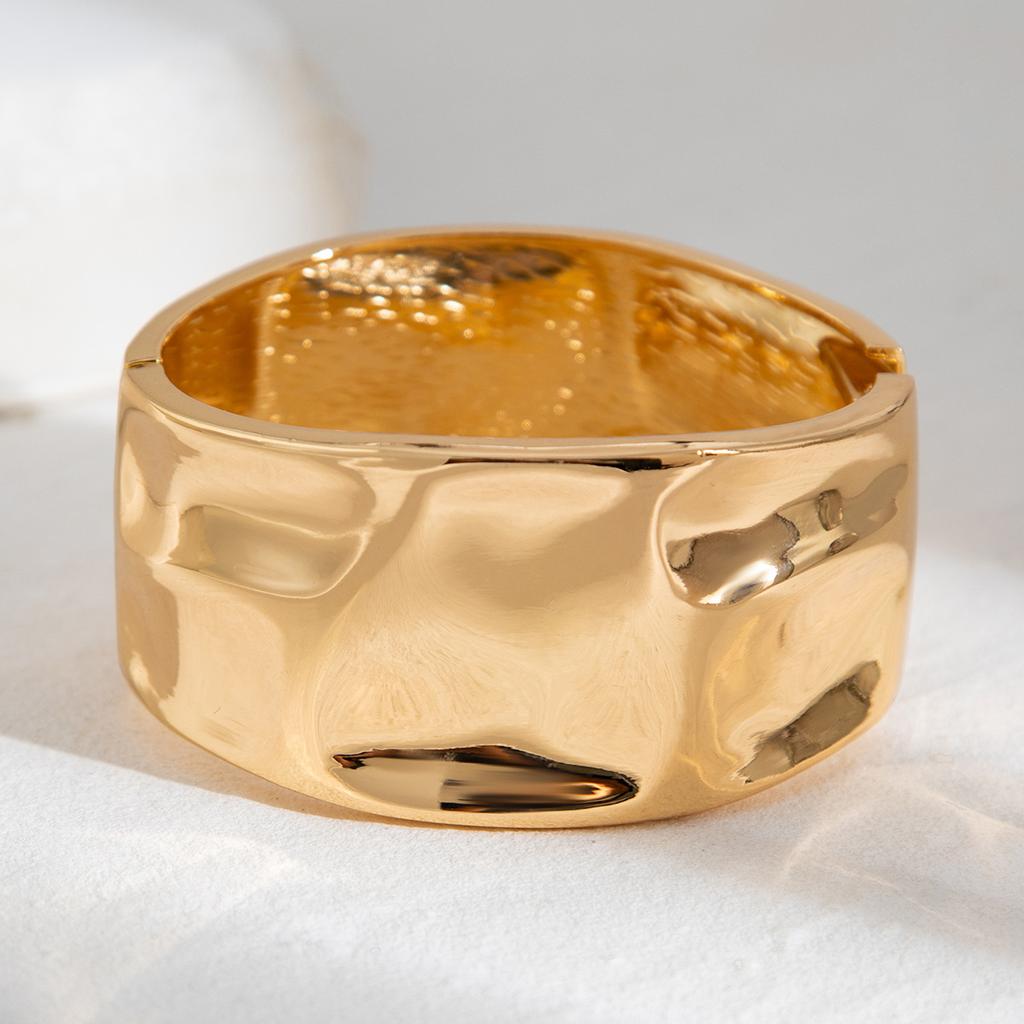 Wind Liquid Metal Folded Bracelet Bracelet Fashion Texture Glossy Spring Bracelet Women