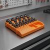 Cutie de depozitare mandrine ER32 Organizare ușoară Suport pentru mandrine Economie de spațiu Suport pentru burghie CNC