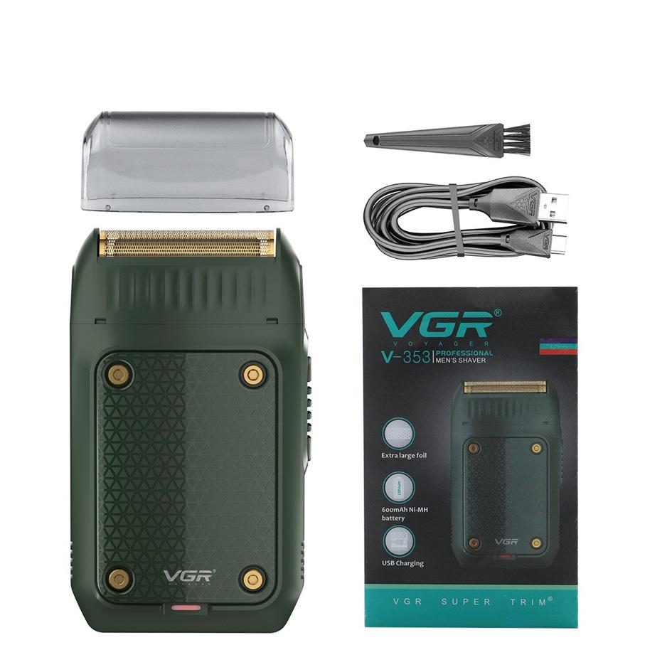 Mini Electric Shaver for Men with Reciprocating Blades, USB Rechargeable and Portable Design for Home & Travel Use зелёный