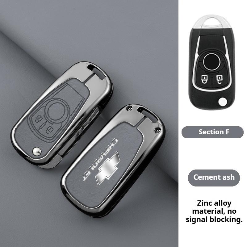 Car Key Case Cover Protective Shell for Chevrolet Chevy Malibu Camaro Cruze Traverse Spark Equinox Sonic Volt Leather Keychain