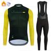 2025 Raudax Twelve Colors Winter Thermal Fleece Bicycle Clothing Cycling Jersey Set Bike MTB Riding Clothing Bib Pants Warm Sets