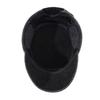 Middle-Aged and Elderly Cap Men's Winter Flat Cap Ear Protection Cap Autumn Winter Thick Warm Grandpa Cotton Cap