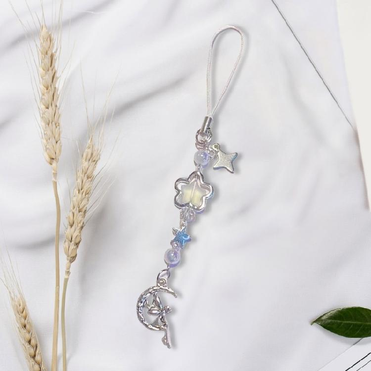 Sweetheart Beadwork Keychain Accessory Creative and Unique Resin Phone Lanyard Bag Decoration for Fashion Enthusiasts