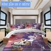Cuphead vibrant cartoon Pattern Bedding,Quilt Set Quilt Cover Pillowcase Home Birthday Gift (1*duvet cover+2*pillowcase,without core)XSJT0917248