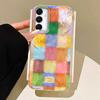 Pink Face Sun Stars Women Girls Phone Case for Samsung Galaxy A55 A56 A36 A26 A16 A53 A06 A14 A24 A34 A54 A15 A25 A35 A12 Cover