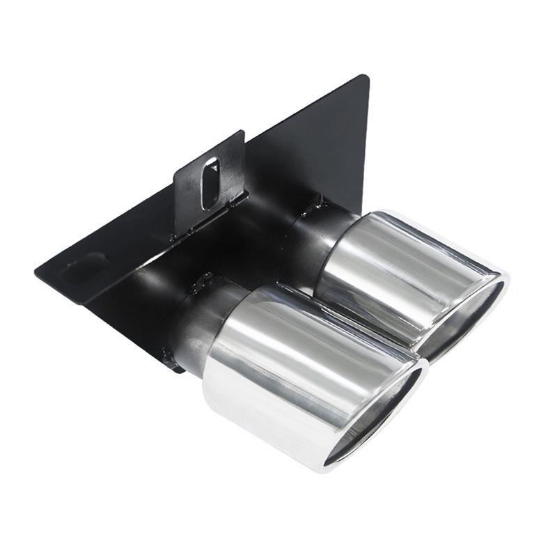 M5 Style Stainless Steel Quad Exhaust Tailpipe for BMW 5 Series F10/F18 520, 523, 525, 528
