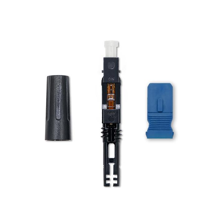 Qoltec SC/UPC Fiber Optic Quick Connector | Singlemode | 3.0mm