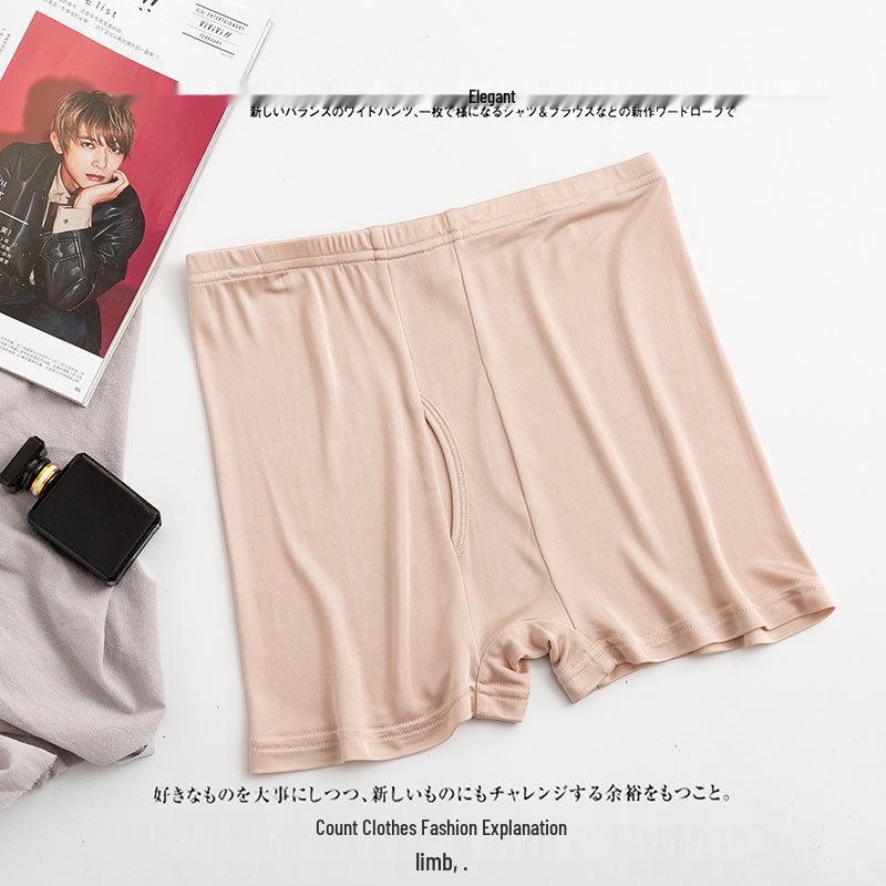 

Tangge Men s High-End Mulberry Silk Boxer Briefs - Multicolor L бежевий