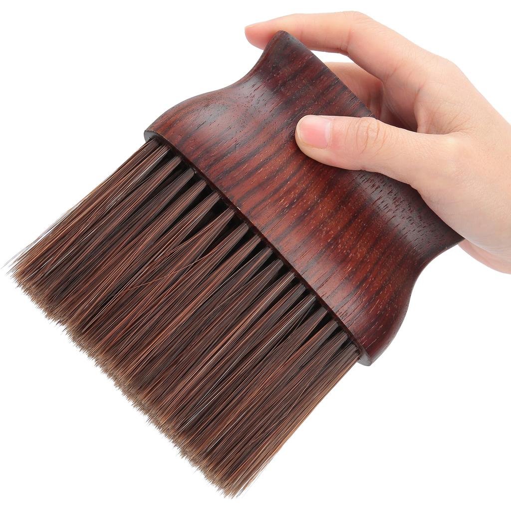 Barber Neck Duster Brush Wood Handle Hair Duster Brush for Barber Shop Hair Salon