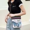Embroidery Cute Elephant Cloth Bag Large Capacity Animal Shoulder Bag  Girls